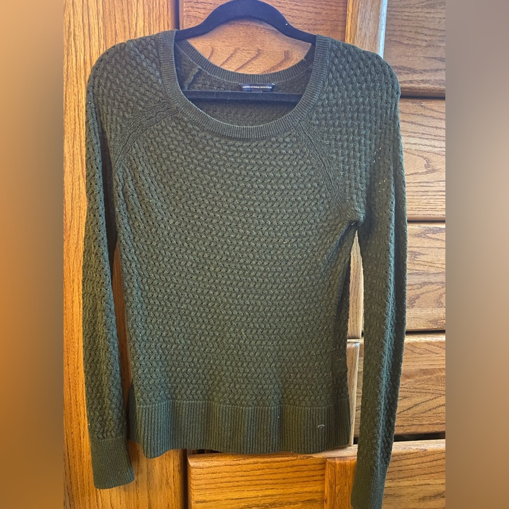 Olive green American Eagle sweater